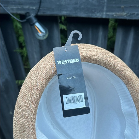 Stylish Tan Fedora with Striped Band - Picture 9 of 9